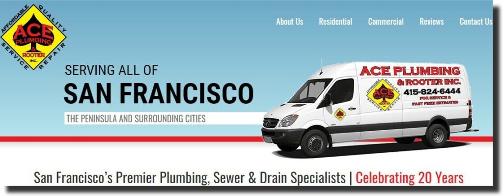 Ace Plumbing & Rooter website