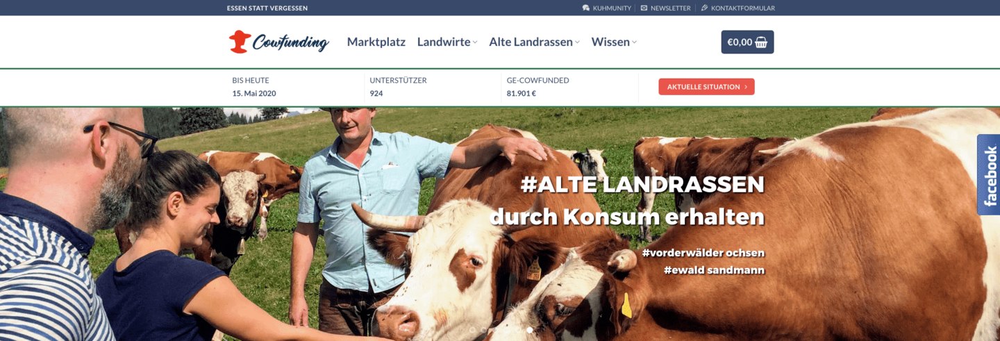Cowfunding-Freiburg Home Page Banner