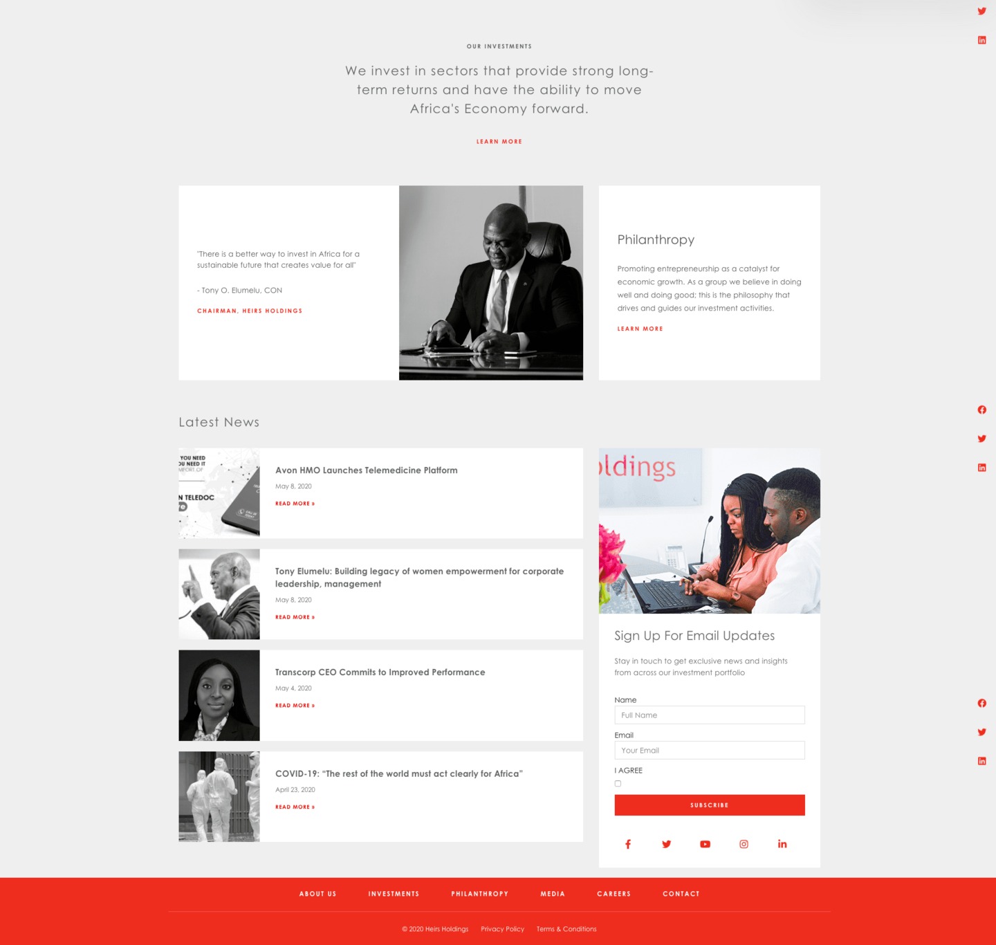 Heirs Holdings Home Page