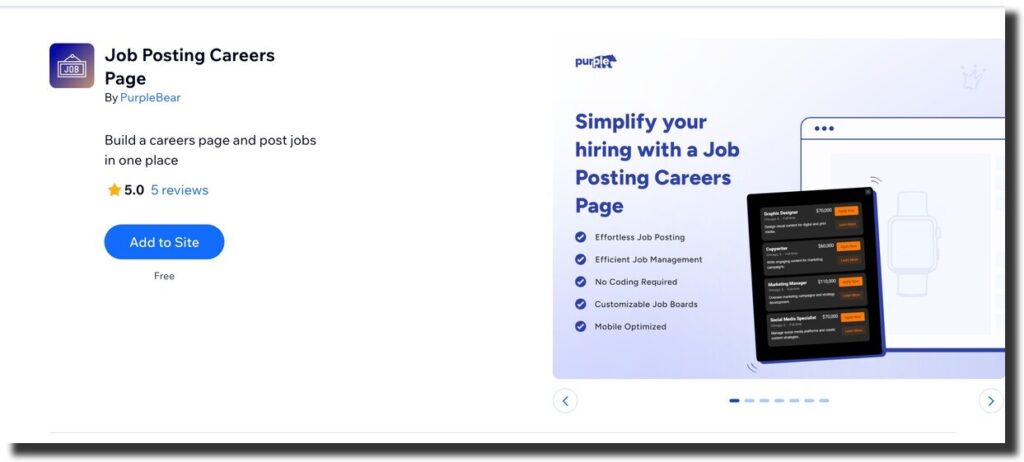 Job Posting Careers Page