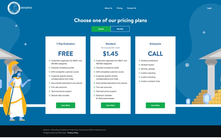 MSW Compliance Pricing Page