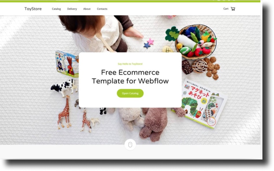 ToyStore webflow templates