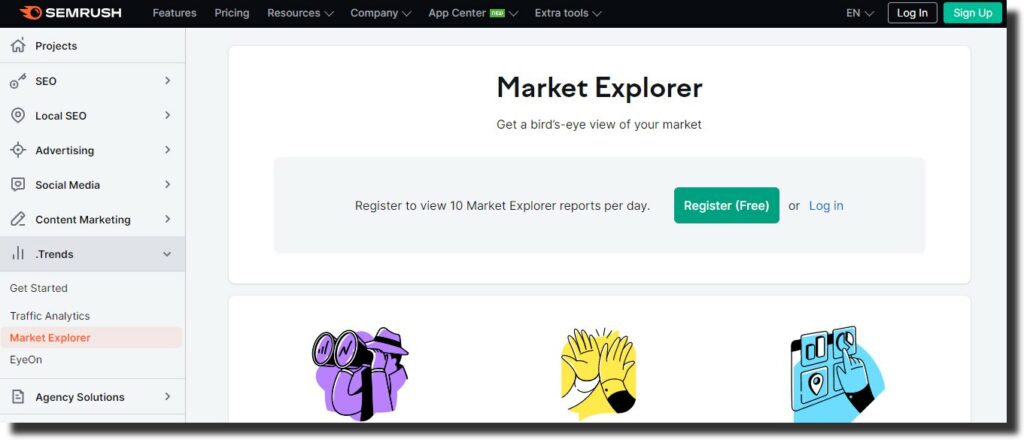 Market Explorer - competitive intelligence