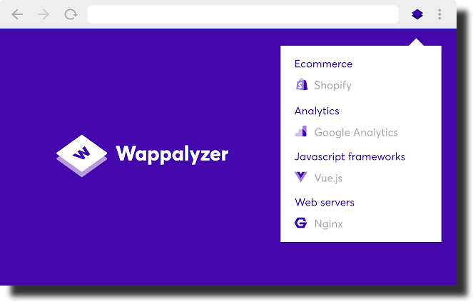Wappalyzer - google extension