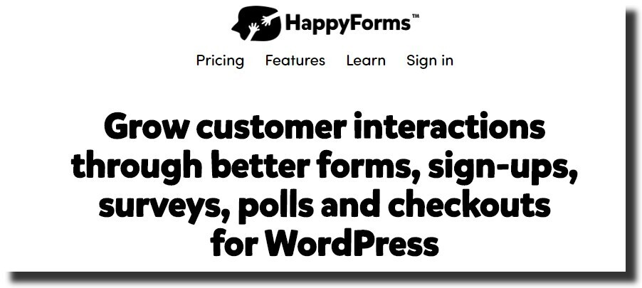 HappyForms design mobile-responsive forms