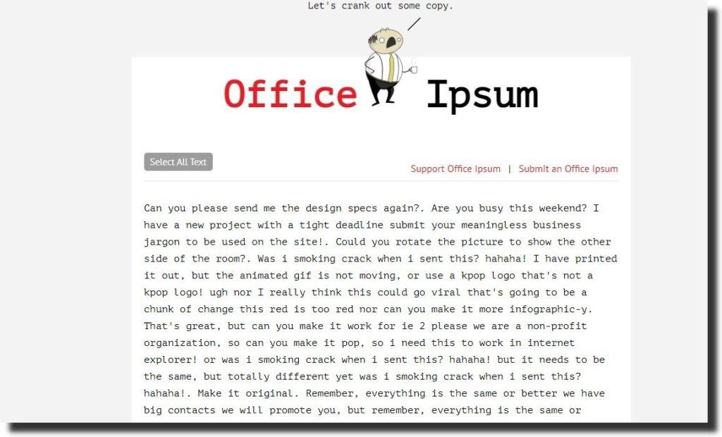 office ipsum