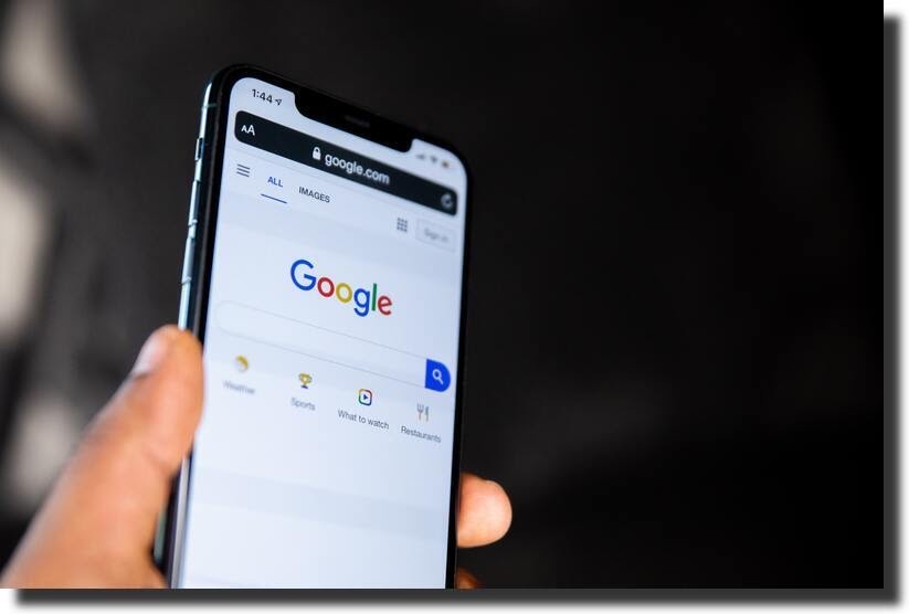 google on mobile phone