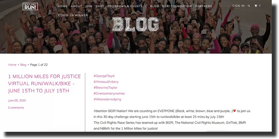 Black Girls Run Blog