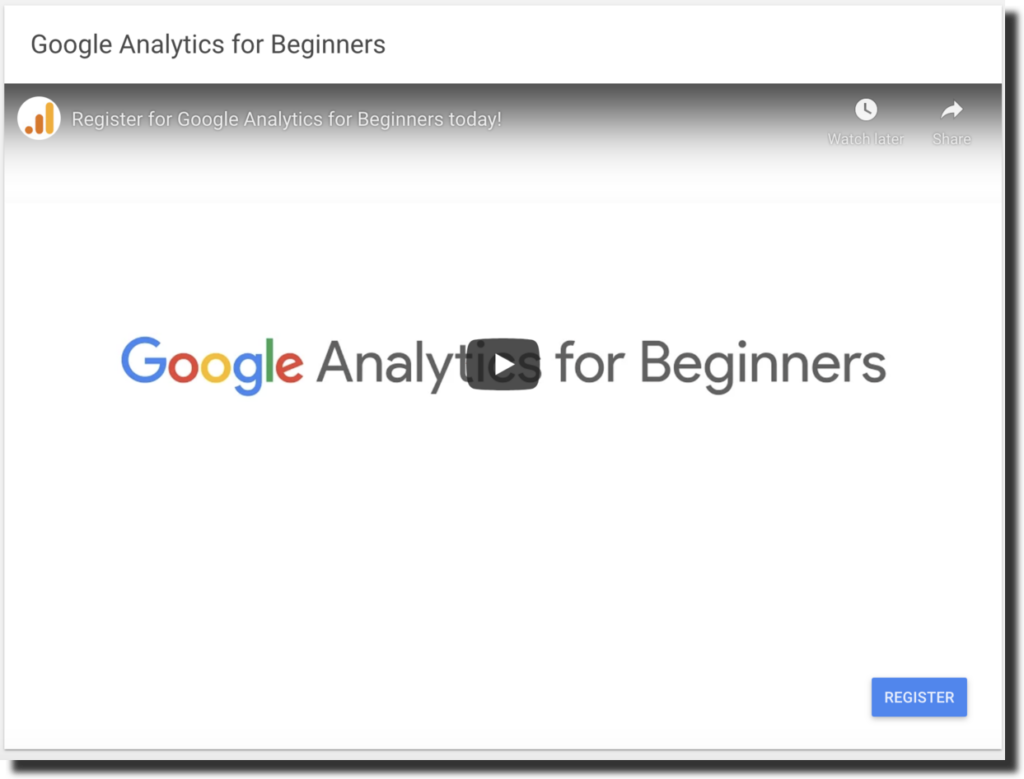 google analytic for beginners