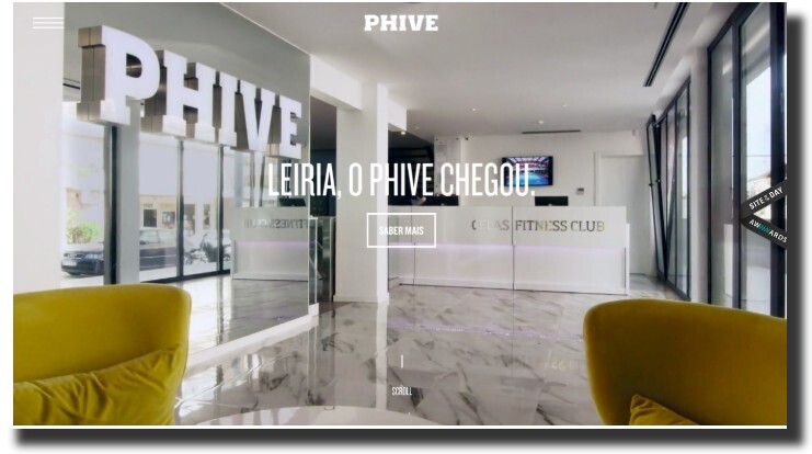 Phive website design
