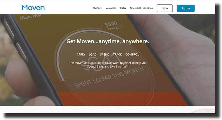 Moven website design