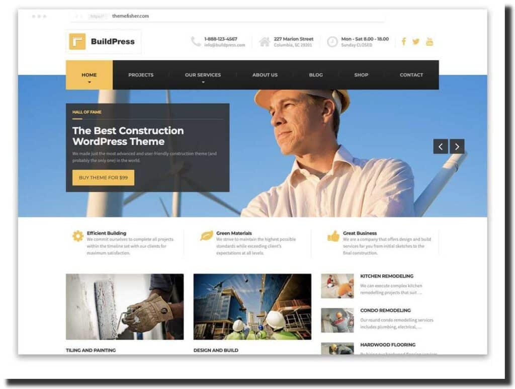 BuildPress WordPress theme