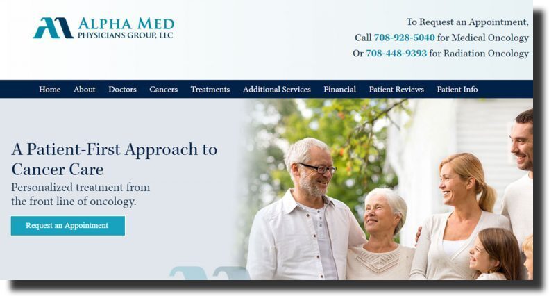 Alpha Med Physicians website