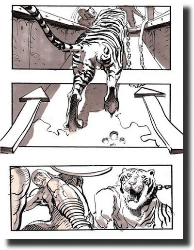 Gladiator storyboard examples