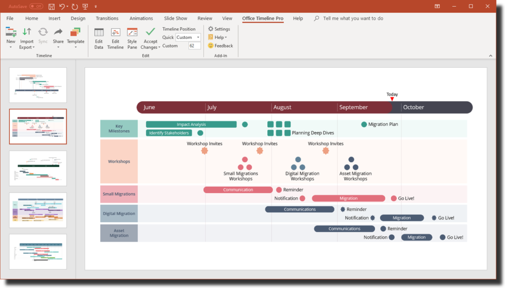 timeline infographic generator