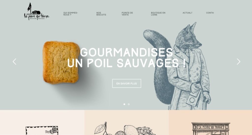 La Pierre Qui Tourne website screenshot