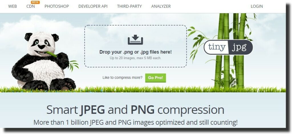 Compress JPG & PNG by TinyPNG
