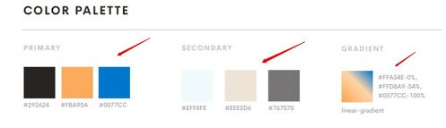 style guide colors Importance of Web Design 