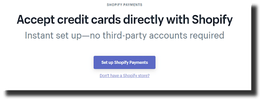 Payment on Shopify