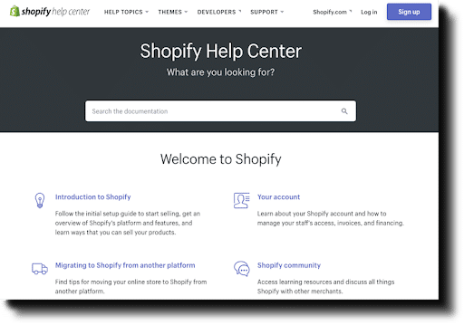Shopify help Center