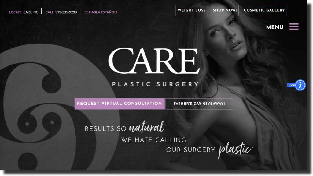 Care Plastic Surgery - plastic surgery websites
