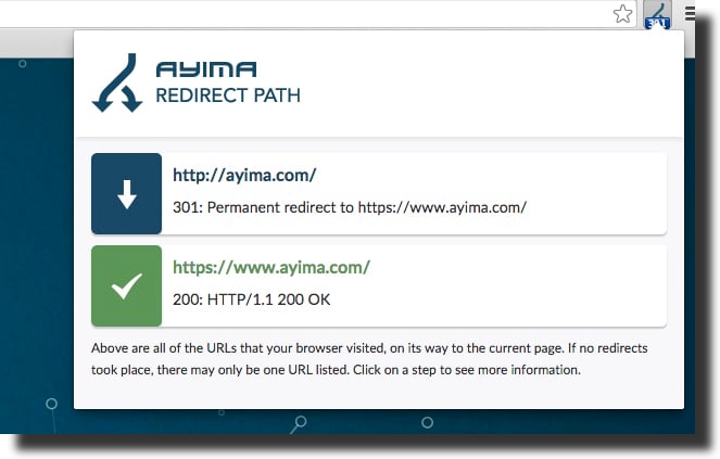 Redirect Path - chrome extension