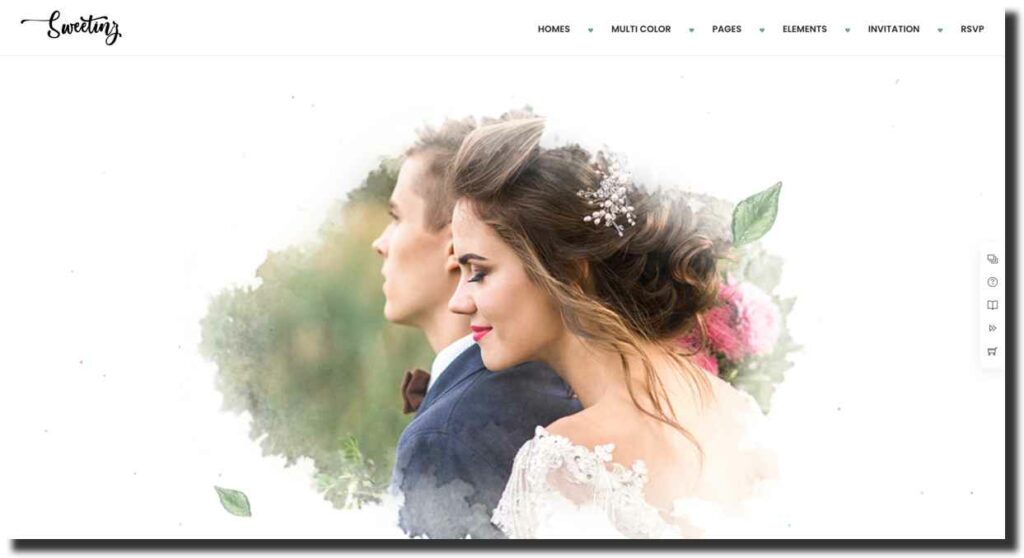 wedding website template