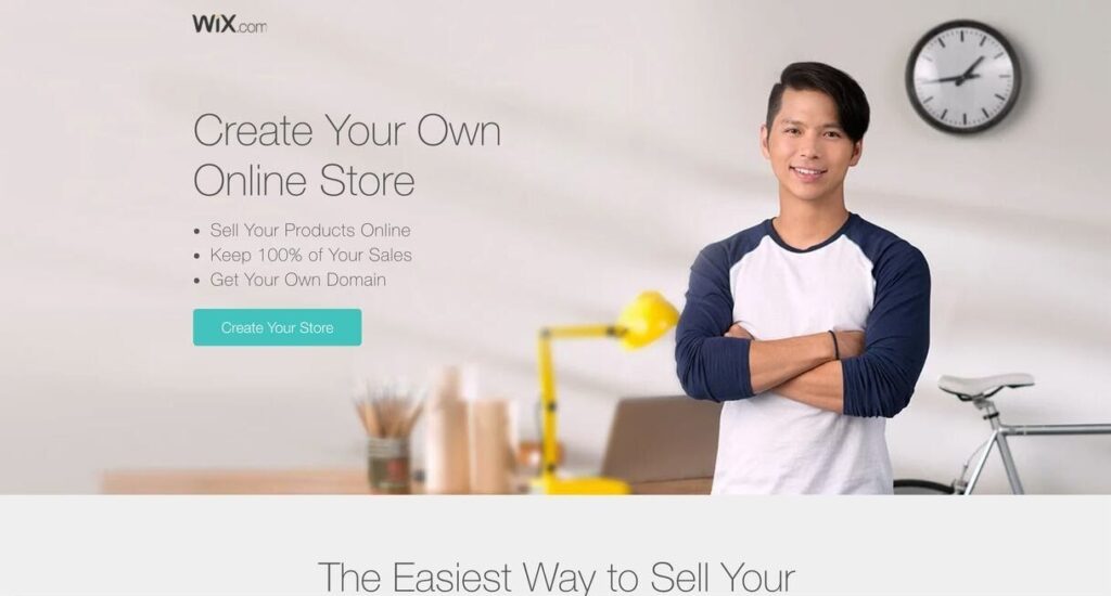 wix website screenshot Best Ecommerce Platforms