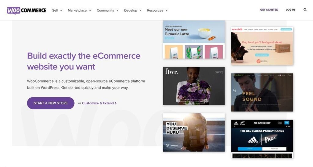 woocommerce website screenshot Best Ecommerce Platforms